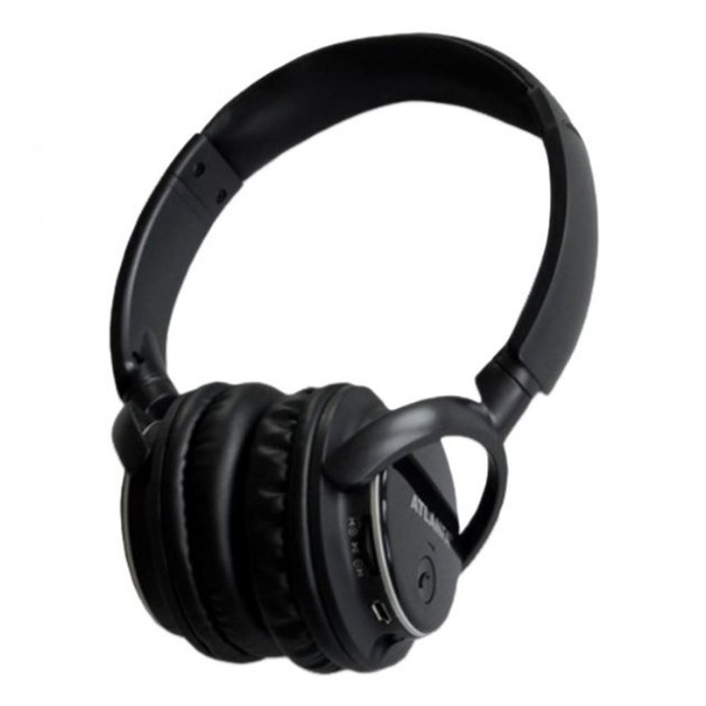 Бездротові навушники ATLANFA AT-7612, Чорні / Bluetooth навушники з MP3 плеєром і FM радіо 234560436 фото