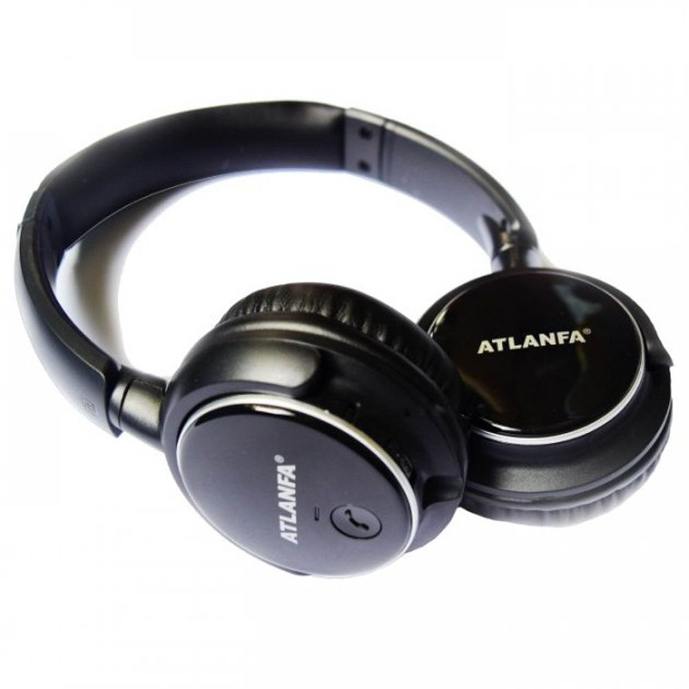 Бездротові навушники ATLANFA AT-7612, Чорні / Bluetooth навушники з MP3 плеєром і FM радіо 234560436 фото