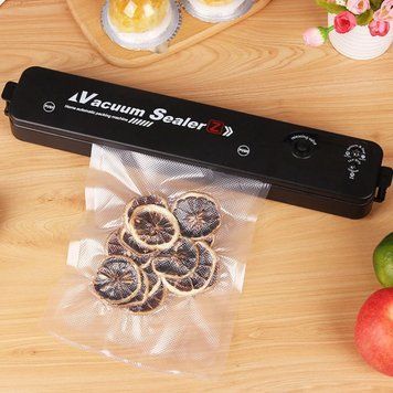 ОПТ от 10 шт, Вакууматор для пищевых продуктов, Vacuum Sealer, Черный / Упаковщик вакуумный для еды 234562465 фото