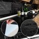 Самоклеящаяся пленка для кухни 5x0,6м Kitchen Sticker, Черный мрамор / Мраморная наклейка для мебели 234568680 фото 5
