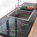 Самоклеящаяся пленка для кухни 5x0,6м Kitchen Sticker, Черный мрамор / Мраморная наклейка для мебели 234568680 фото 4