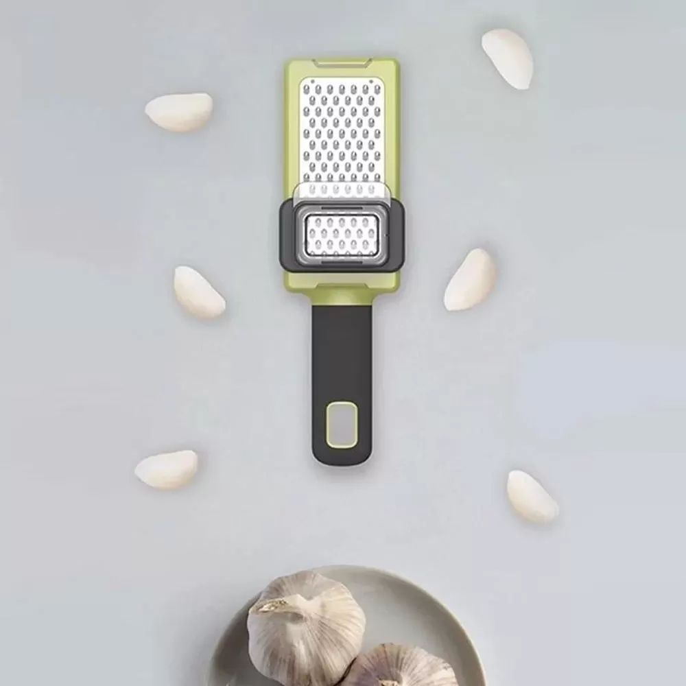 Ручная кухонная тёрка для чеснока Functional kitchen gardget зелёная 234591960 фото