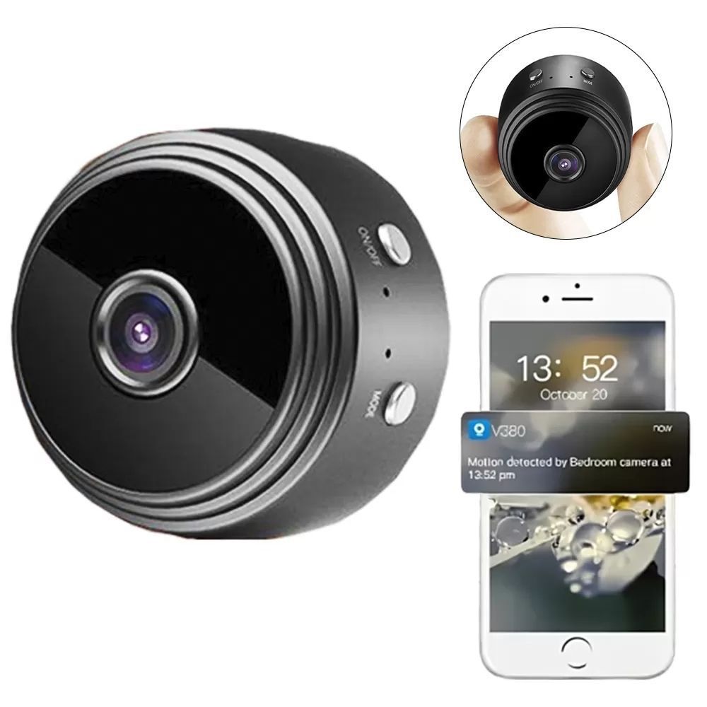 Wi-Fi IP-камера відеоспостереження A9, Full HD 1080p, бездротова для дому та офісу 234565497 фото