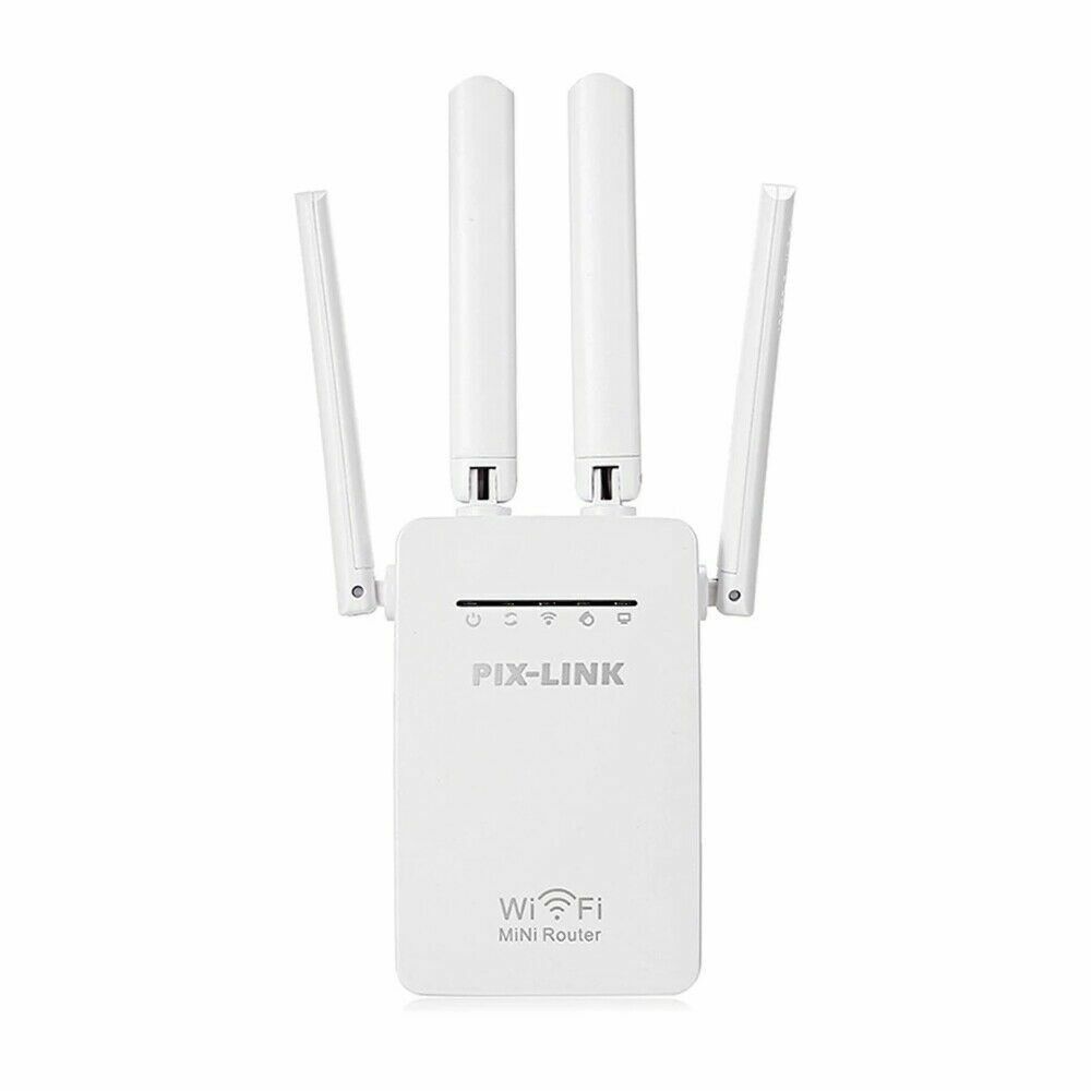 Экстендер Wi-Fi для дома с 2-я антеннами, 300 Mbps, PIX-LINK LV-WR09, Белый / Усилитель сигнала WiFi / Ретранслятор 234566312 фото