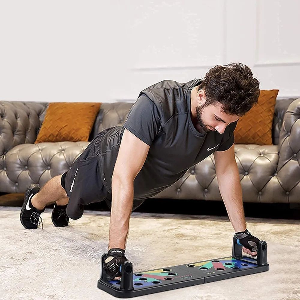 Дошка для віджимань 14в1 Foldable Push Up Board / Складана платформа для віджимань / Упори для віджимань 234567534 фото
