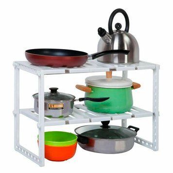 Кухонная полка для посуды 38-70 см, KITCHEN RACK / Регулируемая полка на кухню / Органайзер под раковину 234565905 фото