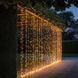 Гірлянда на сонячній батареї Штора 3х2м,180LED + Пульт, Теплий білий / Сонячна гірлянда вулична / Новорічна гірлянда для вулиці 234588477 фото 8