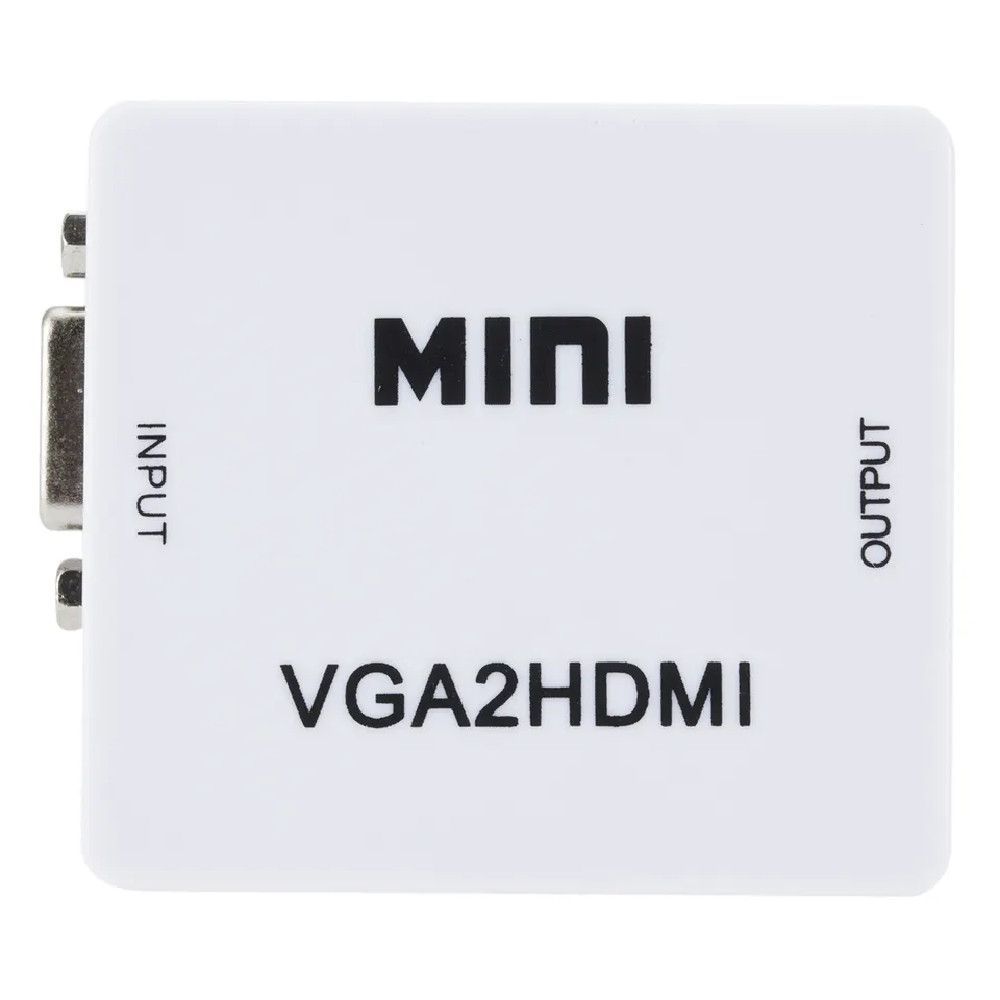 Конвертер с VGA на HDMI / Адаптер-переходник VGA to HDMI / Аудио переходник 234566321 фото