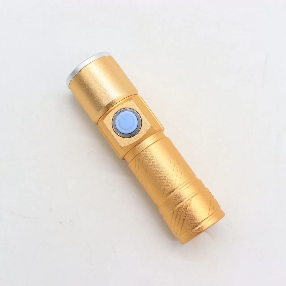 Акумуляторний ліхтар ручний з USB та ZOOM, 501 / Світлодіодний ліхтар із зумом 234565337 фото