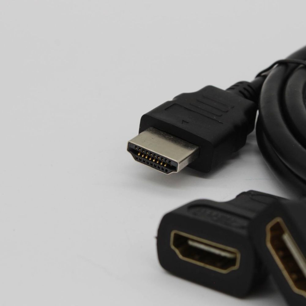 Кабель HDMI, 1,5м, 3в1 micro HDMI, mini HDM, HDMI-HDMI, Черный / Аудио-видео кабель с переходниками / Шнур HDMI 234567747 фото