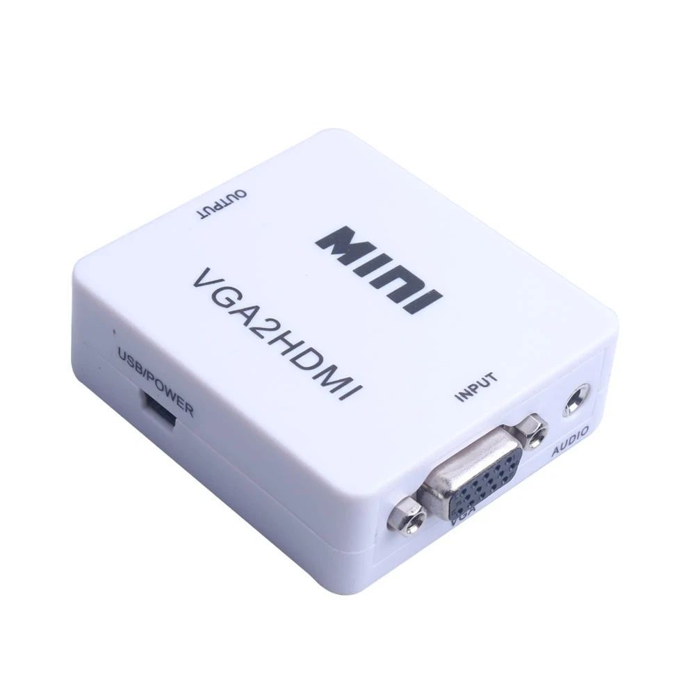 Конвертер с VGA на HDMI / Адаптер-переходник VGA to HDMI / Аудио переходник 234566321 фото