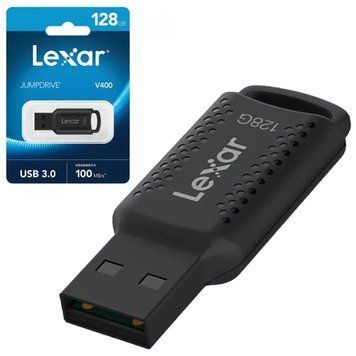 Флеш накопитель 128Gb (100Мб/с) Lexar JumpDrive V400 / USB флешка для ПК / Флеш память 234572677 фото