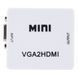 Конвертер с VGA на HDMI / Адаптер-переходник VGA to HDMI / Аудио переходник 234566321 фото 2