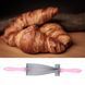 Качалка для нарізки тіста 22х6,5 см ,Sweet Croissant Cutter, Сіро-рожева / Качалка-ніж для круасанів / Ніж для круасанів 234585351 фото 5