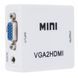 Конвертер с VGA на HDMI / Адаптер-переходник VGA to HDMI / Аудио переходник 234566321 фото 3