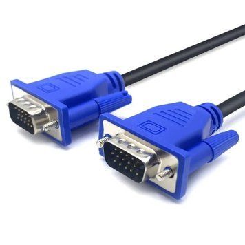 Кабель VGA-VGA, 10м / Шнур ВГА для монитора / Видеокабель / Кабель для монитора VGA на VGA / Переходник VGA 234567323 фото