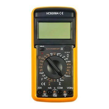 Цифровой мультиметр DT-9208A / Портативный универсальный тестер напряжения, тока, сопротивления 234566849 фото