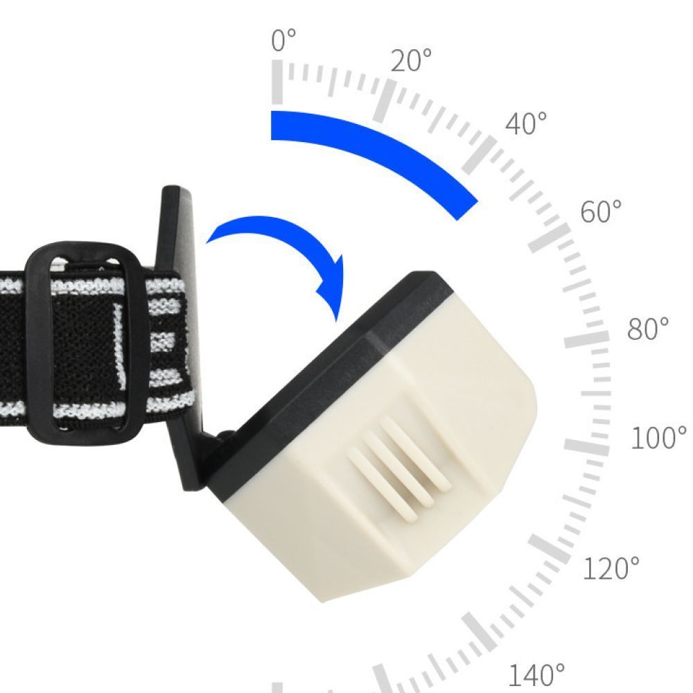 Налобный фонарь аккумуляторный с датчиком движения и USB, SH-S4, Бежевый / Светодиодный LED фонарик на голову 234571716 фото