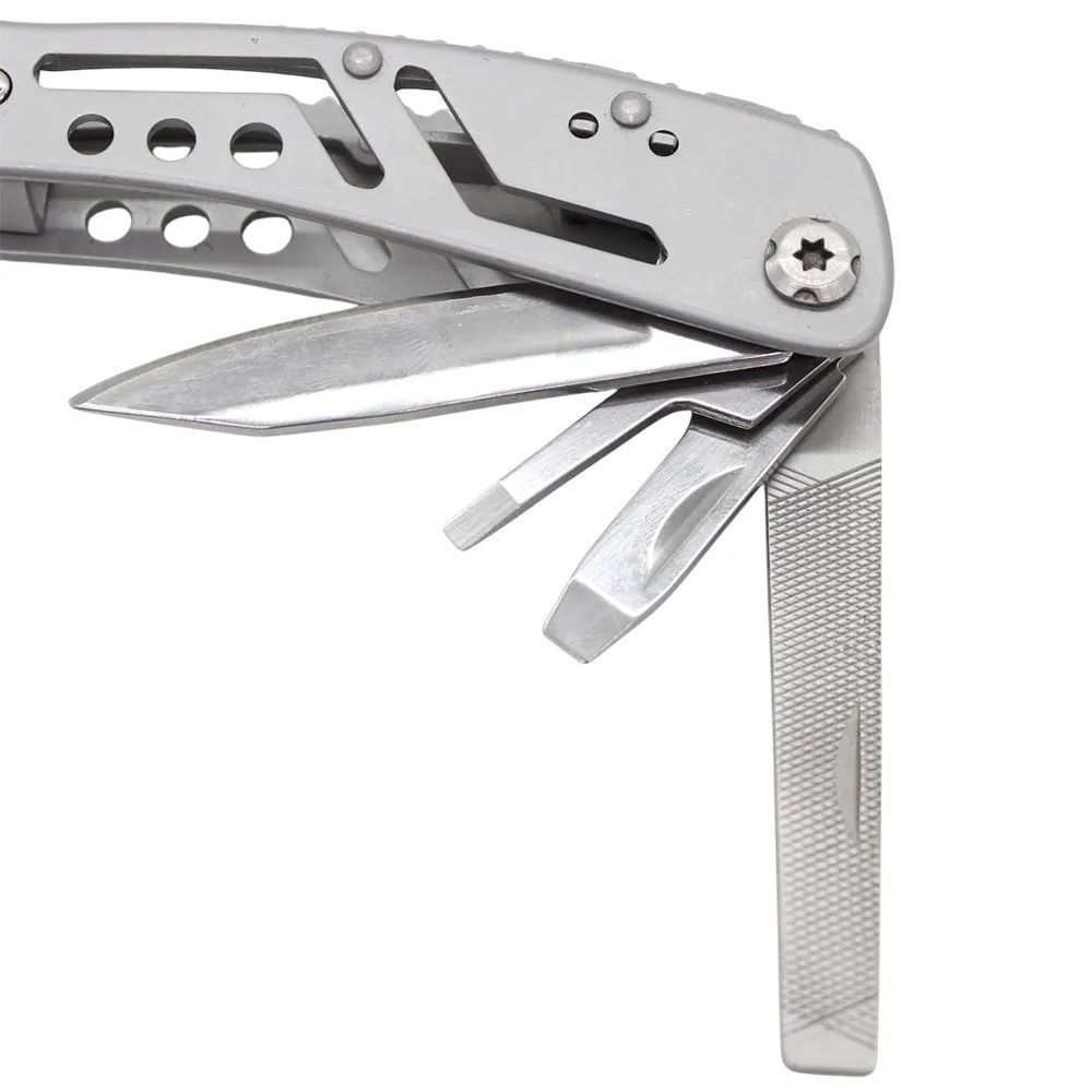 Карманный мультитул плоскогубцы 10в1 с битами + чехол / Туристический мультиинструмент / Складные плоскогубцы для кемпинга / Многофункциональные плоскогубцы 234571372 фото
