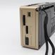 Радиоприемник с USB и фонариком, RX 8866, Золотой / Портативное FM-радио на батарейках 23456540502 фото 6