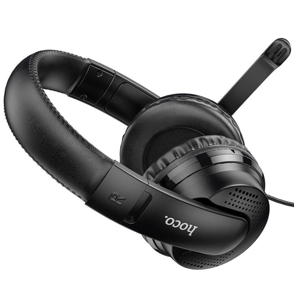 Стерео наушники с микрофоном HOCO W103, Черный / Игровые наушники проводные / Накладные наушники 234571162 фото